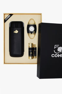 Cigar Cohiba Three-Piece Set in Rose Gold Color